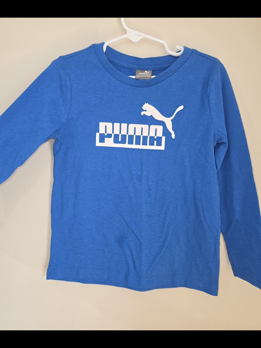 Puma Kids' Long-Sleeve Tee With Matching Joggers
